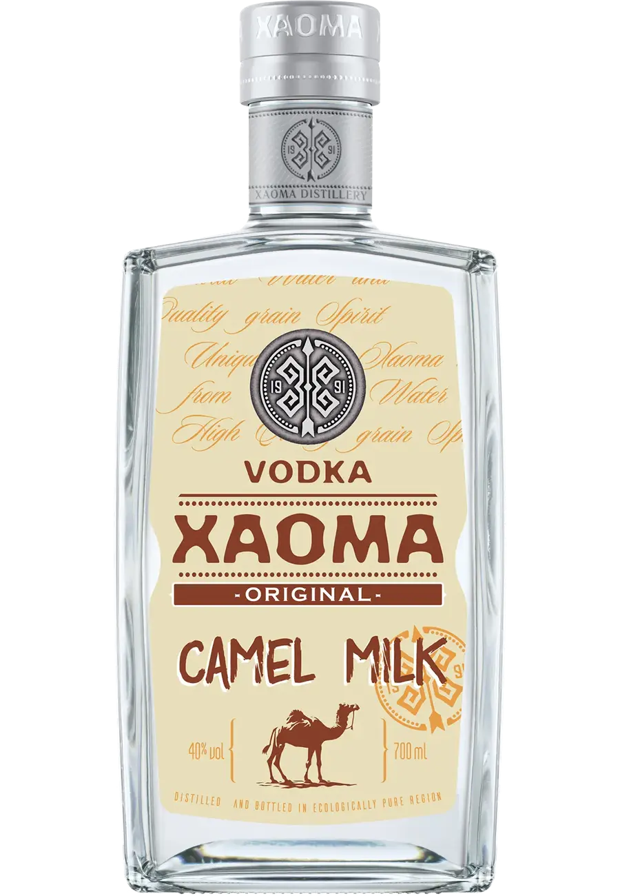 XAOMA Shubat vodka bottle