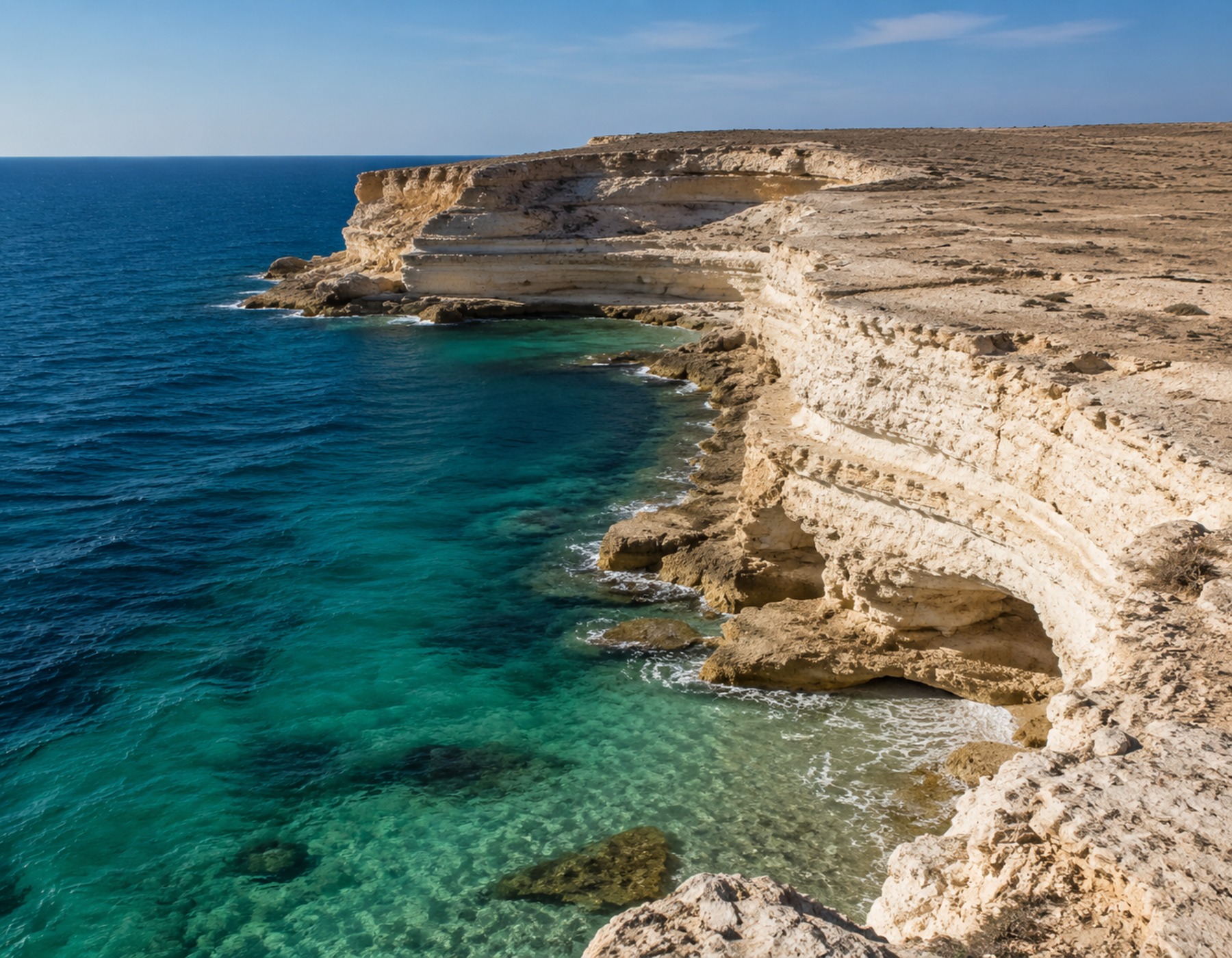 Caspian coast of Mangystau