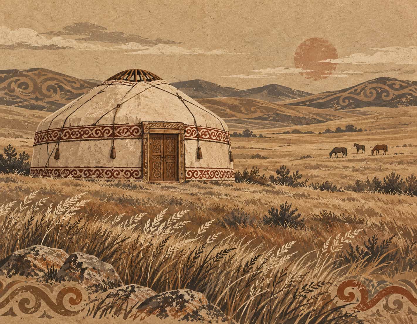 Kazakhstan nature, view 2